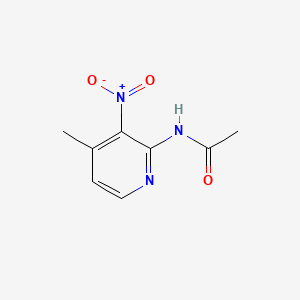 B595790 N-(4-Methyl-3-nitropyridin-2-yl)acetamide CAS No. 150991-79-0