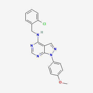 N-(2-CHLOROBENZYL)-N-[1-(4-METHOXYPHENYL)-1H-PYRAZOLO[3,4-D]PYRIMIDIN-4-YL]AMINE