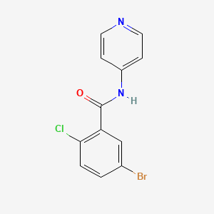 5-bromo-2-chloro-N-(pyridin-4-yl)benzamide