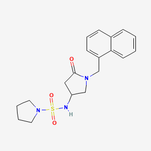 N-[1-(1-naphthylmethyl)-5-oxo-3-pyrrolidinyl]-1-pyrrolidinesulfonamide