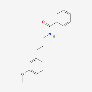 molecular formula C17H19NO2 B5958240 N-[3-(3-methoxyphenyl)propyl]benzamide 