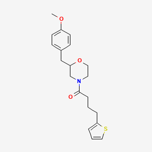 2-(4-methoxybenzyl)-4-[4-(2-thienyl)butanoyl]morpholine