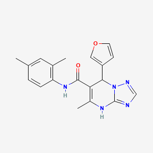 N-(2,4-dimethylphenyl)-7-(3-furyl)-5-methyl-4,7-dihydro[1,2,4]triazolo[1,5-a]pyrimidine-6-carboxamide