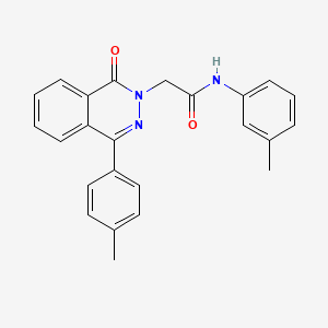 N-(3-methylphenyl)-2-[4-(4-methylphenyl)-1-oxo-2(1H)-phthalazinyl]acetamide