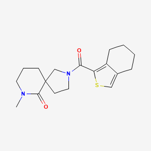 7-methyl-2-(4,5,6,7-tetrahydro-2-benzothien-1-ylcarbonyl)-2,7-diazaspiro[4.5]decan-6-one