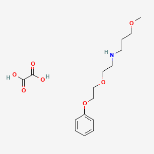 (3-methoxypropyl)[2-(2-phenoxyethoxy)ethyl]amine oxalate