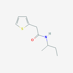 molecular formula C10H15NOS B5958778 N-(sec-butyl)-2-(2-thienyl)acetamide 