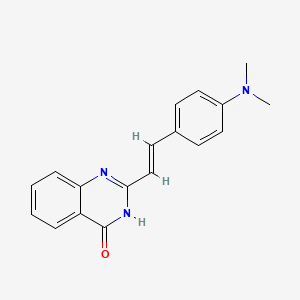 2-{(E)-2-[4-(dimethylamino)phenyl]ethenyl}quinazolin-4(3H)-one