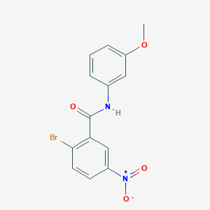 2-bromo-N-(3-methoxyphenyl)-5-nitrobenzamide