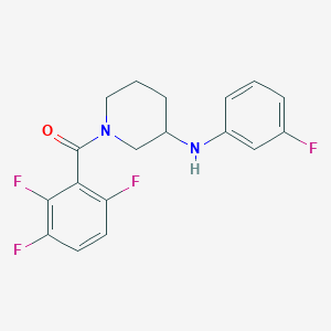 N-(3-fluorophenyl)-1-(2,3,6-trifluorobenzoyl)-3-piperidinamine