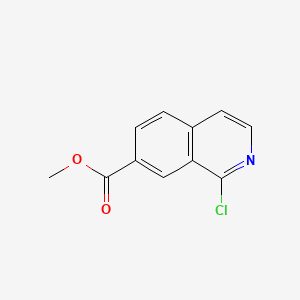 molecular formula C11H8ClNO2 B595898 Methyl 1-chloroisoquinoline-7-carboxylate CAS No. 1206975-02-1