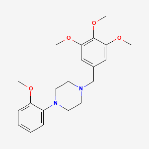 1-(2-methoxyphenyl)-4-(3,4,5-trimethoxybenzyl)piperazine