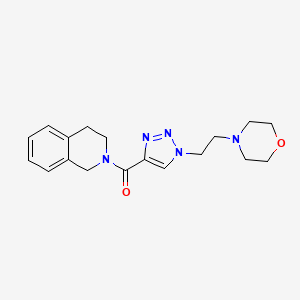 2-({1-[2-(4-morpholinyl)ethyl]-1H-1,2,3-triazol-4-yl}carbonyl)-1,2,3,4-tetrahydroisoquinoline