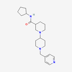 N-cyclopentyl-1'-(4-pyridinylmethyl)-1,4'-bipiperidine-3-carboxamide