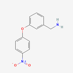 molecular formula C13H12N2O3 B595919 3-(4-Nitrophenoxy)-benzylamine CAS No. 141455-20-1