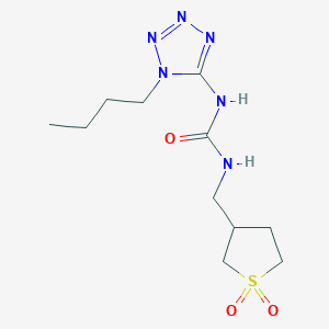 N-(1-butyl-1H-tetrazol-5-yl)-N'-[(1,1-dioxidotetrahydro-3-thienyl)methyl]urea