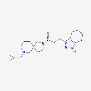 1-[9-(cyclopropylmethyl)-2,9-diazaspiro[4.5]decan-2-yl]-3-(4,5,6,7-tetrahydro-1H-indazol-3-yl)propan-1-one