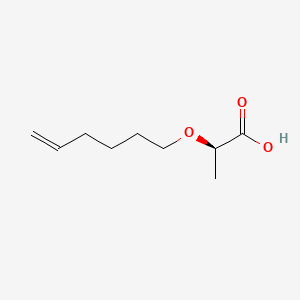 molecular formula C9H16O3 B595952 (R)-2-(己-5-烯氧基)丙酸 CAS No. 1218998-90-3
