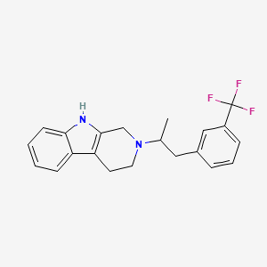 2-{1-methyl-2-[3-(trifluoromethyl)phenyl]ethyl}-2,3,4,9-tetrahydro-1H-beta-carboline