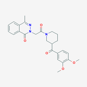 2-{2-[3-(3,4-dimethoxybenzoyl)-1-piperidinyl]-2-oxoethyl}-4-methyl-1(2H)-phthalazinone