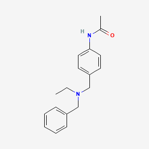 N-(4-{[benzyl(ethyl)amino]methyl}phenyl)acetamide