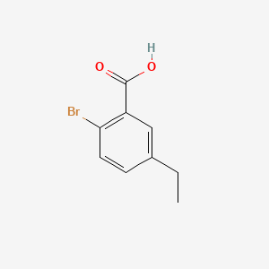 molecular formula C9H9BrO2 B595981 2-Bromo-5-ethylbenzoic acid CAS No. 105459-30-1
