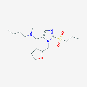 N-methyl-N-{[2-(propylsulfonyl)-1-(tetrahydro-2-furanylmethyl)-1H-imidazol-5-yl]methyl}-1-butanamine