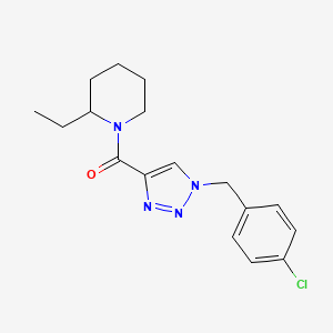 1-{[1-(4-chlorobenzyl)-1H-1,2,3-triazol-4-yl]carbonyl}-2-ethylpiperidine