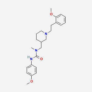 N'-(4-methoxyphenyl)-N-({1-[2-(2-methoxyphenyl)ethyl]-3-piperidinyl}methyl)-N-methylurea