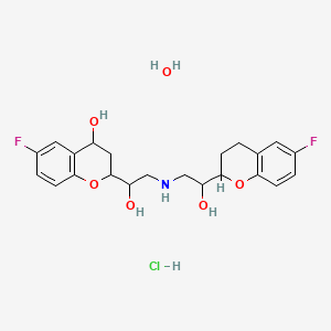 molecular formula C22H28ClF2NO6 B595994 4-Hydroxy Nebivolol CAS No. 178383-76-1