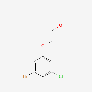 B595996 1-Bromo-3-chloro-5-(2-methoxyethoxy)benzene CAS No. 1345471-20-6