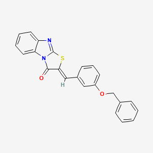 2-[3-(benzyloxy)benzylidene][1,3]thiazolo[3,2-a]benzimidazol-3(2H)-one