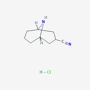 Exo-3-cyano-9-azabicyclo[3.3.1]nonane hydrochloride
