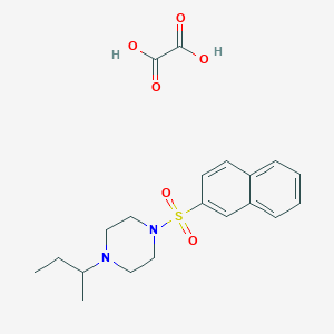 1-sec-butyl-4-(2-naphthylsulfonyl)piperazine oxalate