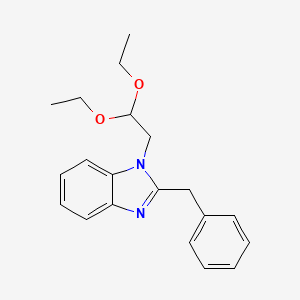 molecular formula C20H24N2O2 B5960302 2-benzyl-1-(2,2-diethoxyethyl)-1H-benzimidazole 