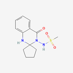 N-(4'-oxo-1',4'-dihydro-3'H-spiro[cyclopentane-1,2'-quinazolin]-3'-yl)methanesulfonamide