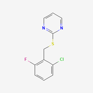 2-[(2-chloro-6-fluorobenzyl)thio]pyrimidine