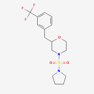 4-(1-pyrrolidinylsulfonyl)-2-[3-(trifluoromethyl)benzyl]morpholine