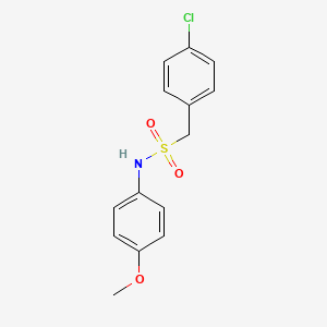 1-(4-chlorophenyl)-N-(4-methoxyphenyl)methanesulfonamide