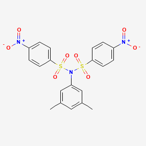 N-(3,5-dimethylphenyl)-4-nitro-N-[(4-nitrophenyl)sulfonyl]benzenesulfonamide