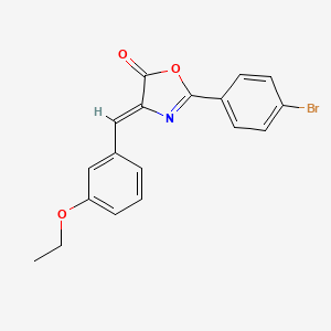 2-(4-bromophenyl)-4-(3-ethoxybenzylidene)-1,3-oxazol-5(4H)-one