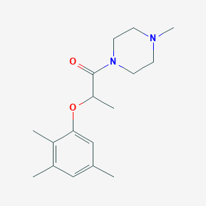 molecular formula C17H26N2O2 B5960453 1-methyl-4-[2-(2,3,5-trimethylphenoxy)propanoyl]piperazine 