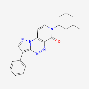 7-(2,3-dimethylcyclohexyl)-2-methyl-3-phenylpyrazolo[5,1-c]pyrido[4,3-e][1,2,4]triazin-6(7H)-one