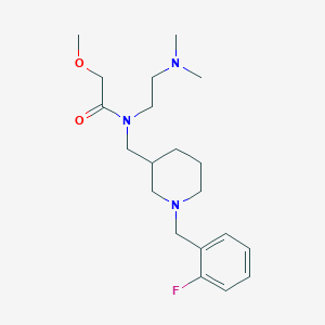 N-[2-(dimethylamino)ethyl]-N-{[1-(2-fluorobenzyl)-3-piperidinyl]methyl}-2-methoxyacetamide