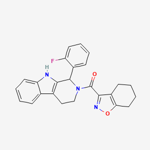 1-(2-fluorophenyl)-2-(4,5,6,7-tetrahydro-2,1-benzisoxazol-3-ylcarbonyl)-2,3,4,9-tetrahydro-1H-beta-carboline