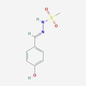 N-[(E)-(4-hydroxyphenyl)methylideneamino]methanesulfonamide