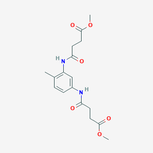 dimethyl 4,4'-[(4-methyl-1,3-phenylene)diimino]bis(4-oxobutanoate)