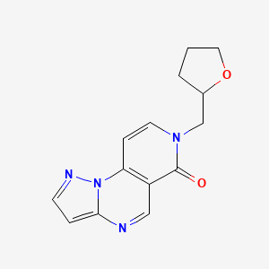 7-(tetrahydro-2-furanylmethyl)pyrazolo[1,5-a]pyrido[3,4-e]pyrimidin-6(7H)-one