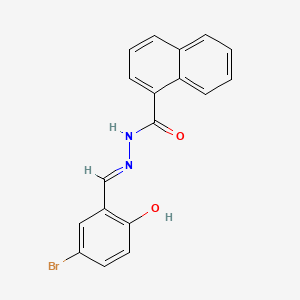 N'-(5-bromo-2-hydroxybenzylidene)-1-naphthohydrazide