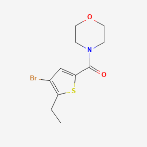 4-[(4-bromo-5-ethyl-2-thienyl)carbonyl]morpholine